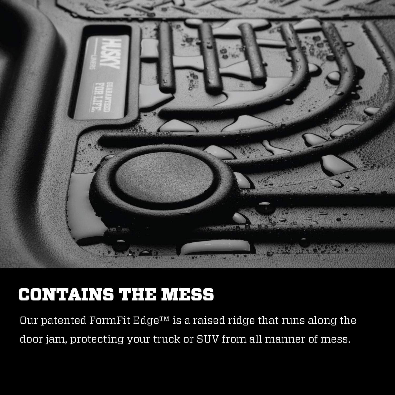 Husky Liners Weatherbeater Floor Mats | Fits 2010-2014 Ford Mustang | Front & 2nd Row, 4-pc Black - 98371