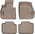 WeatherTech Custom Fit FloorLiners for BMW X2 28i, X2 M35i, X1 28i - 1st & 2nd Row (458811-457482), Tan