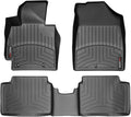 WeatherTech Custom Fit FloorLiners for Hyundai Veloster - 1st & 2nd Row (44342-1-2), Black