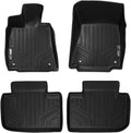 SMARTLINER Custom Fit Floor Mats 2 Row Liner Set for 2014-2025 Lexus is