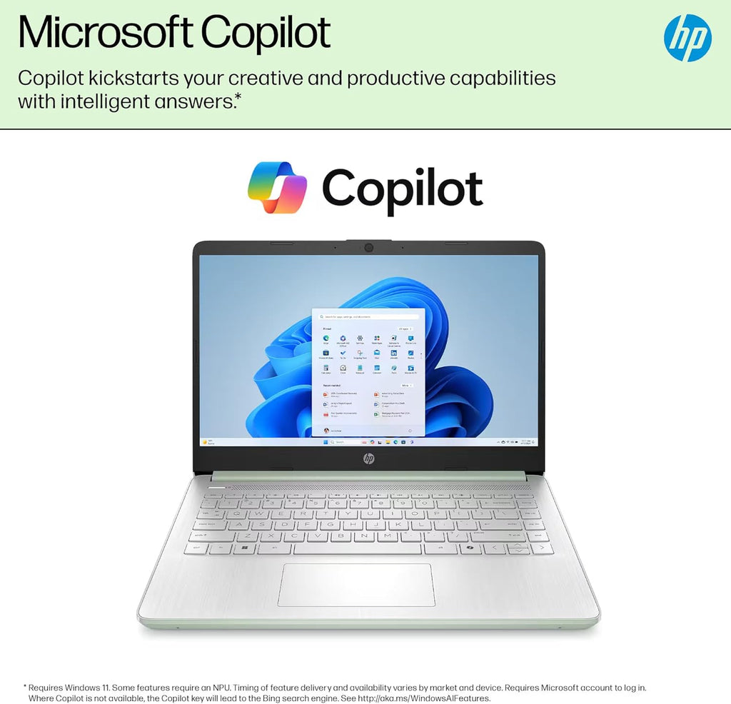 HP Ultrabook 14 Laptop Computer Business Study & Home 2025, Lifetime MS Office + Windows 11 Pro, Quad-Core Intel CPU, 8GB RAM & 628GB Storage (128GB UFS+500GB Ext), Wi-Fi 6, HubxcelAccessory, Geeen