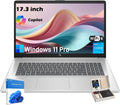 HP 17 Laptop for Business Student Computer - 17.3' HD+ Display, Intel 8-Core i3-N305, Numeric Keypad, Wi-Fi 6, Copilot, Windows 11 Pro, 32GB RAM, 1TB SSD