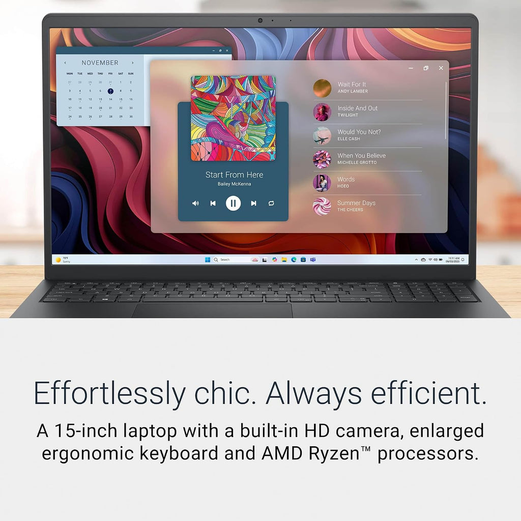 Dell Inspiron 15 Touchscreen Laptop Computer, Windows 11 Pro, Free Lifetime MS Office, AMD Ryzen 7 7730U, 15.6'' FHD WVA Display, 32GB RAM + 1TB SSD, 8-in-1 HUB & Mouse, AMD Radeon Graphics