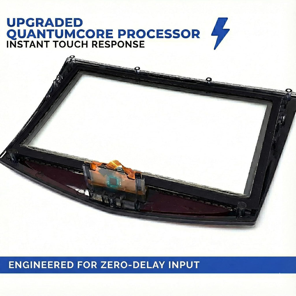 Cadillac CUE Premium Touch Screen Replacement with Tools – Upgraded Ultra-Responsive QuantumCore Dual-Mode Chip – HD Gel-Free Display – OEM-Quality Digitizer for 2013–2020 Models