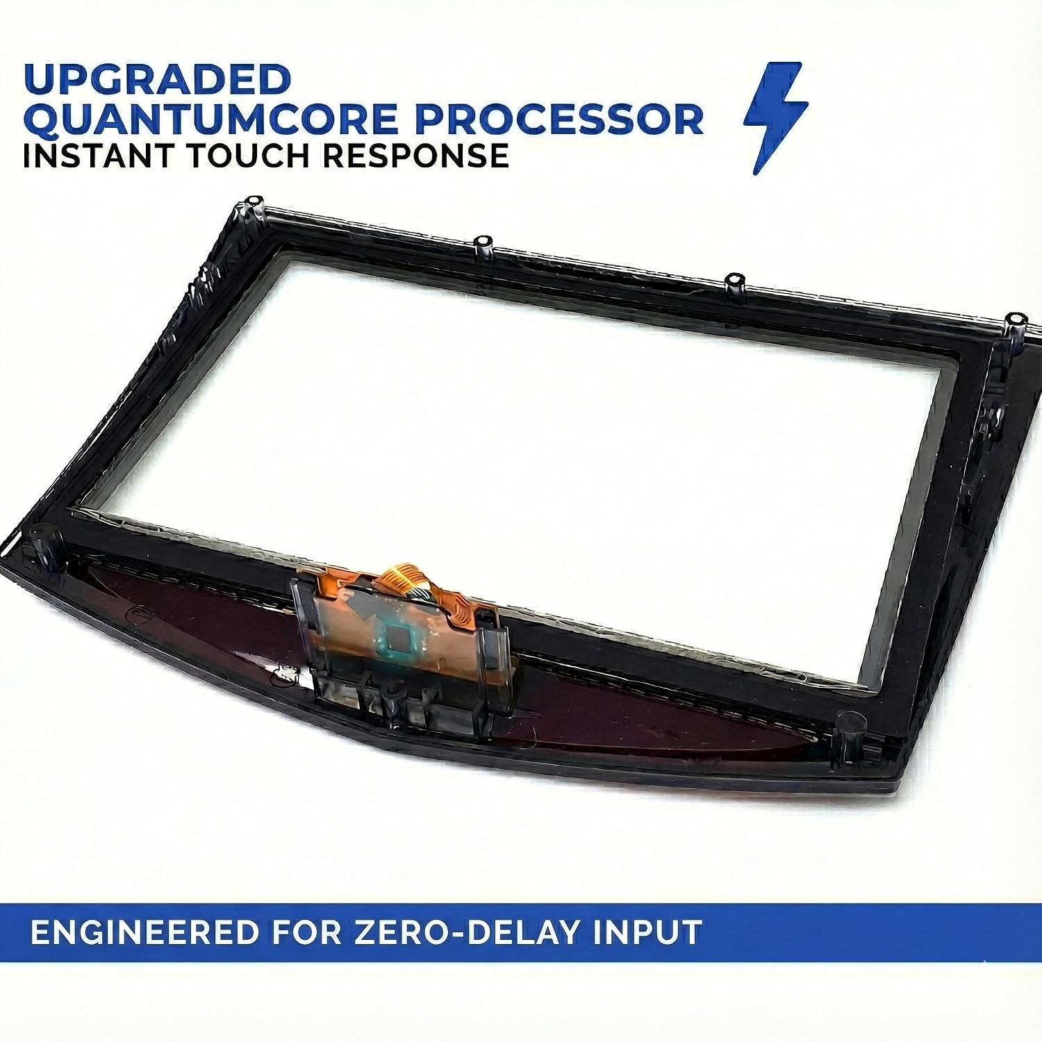 Cadillac CUE Premium Touch Screen Replacement with Tools – Upgraded Ultra-Responsive QuantumCore Dual-Mode Chip – HD Gel-Free Display – OEM-Quality Digitizer for 2013–2020 Models