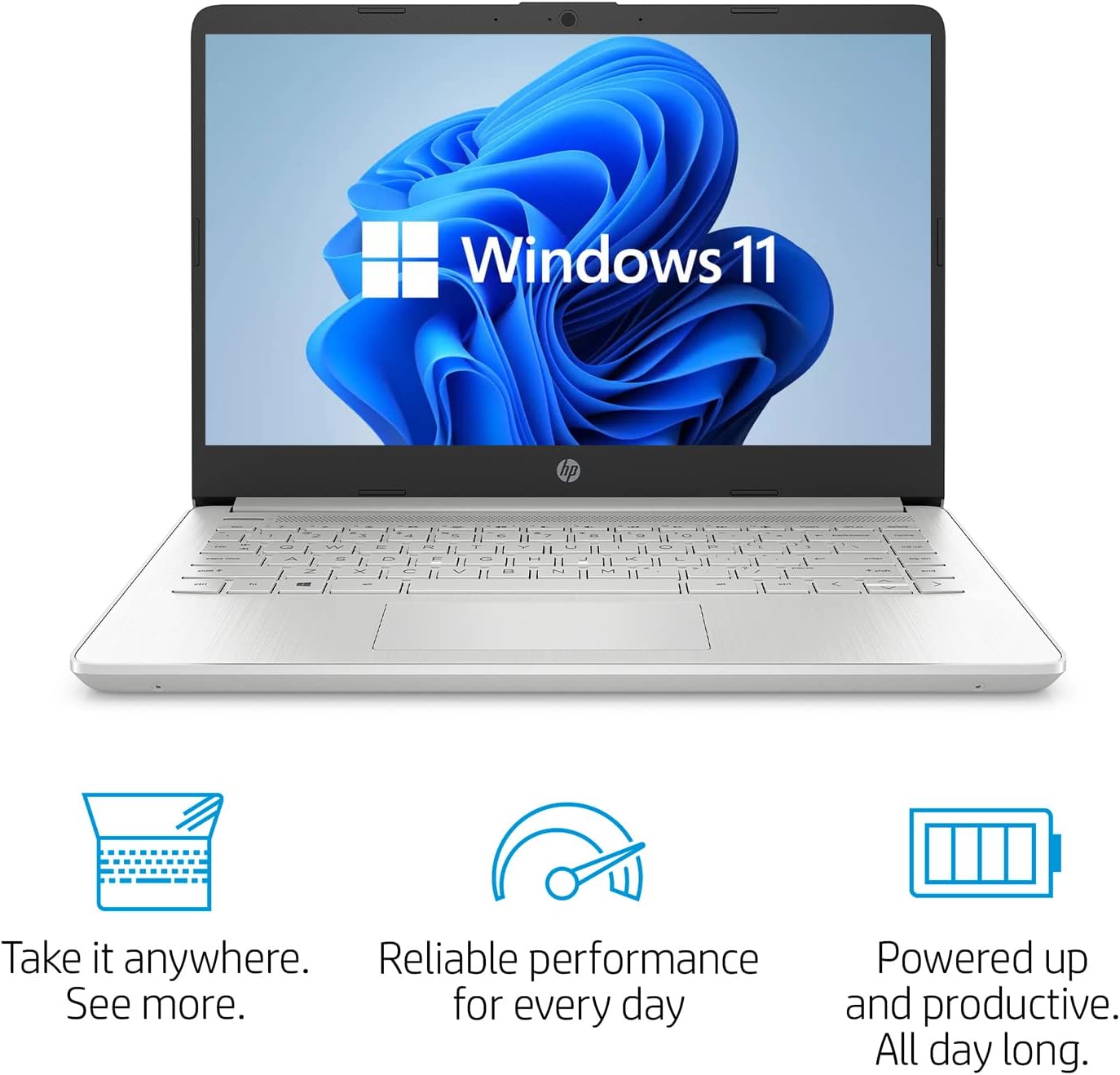 HP 15.6 inch Laptop, Intel Core i5-1135G7 Processor, 15.6' FHD Anti-Glare LED Display, HDMI, Wi-Fi and Bluetooth, Lightweight Design, Fast Charge, Windows 11 Home (16GB RAM | 256GB SSD)