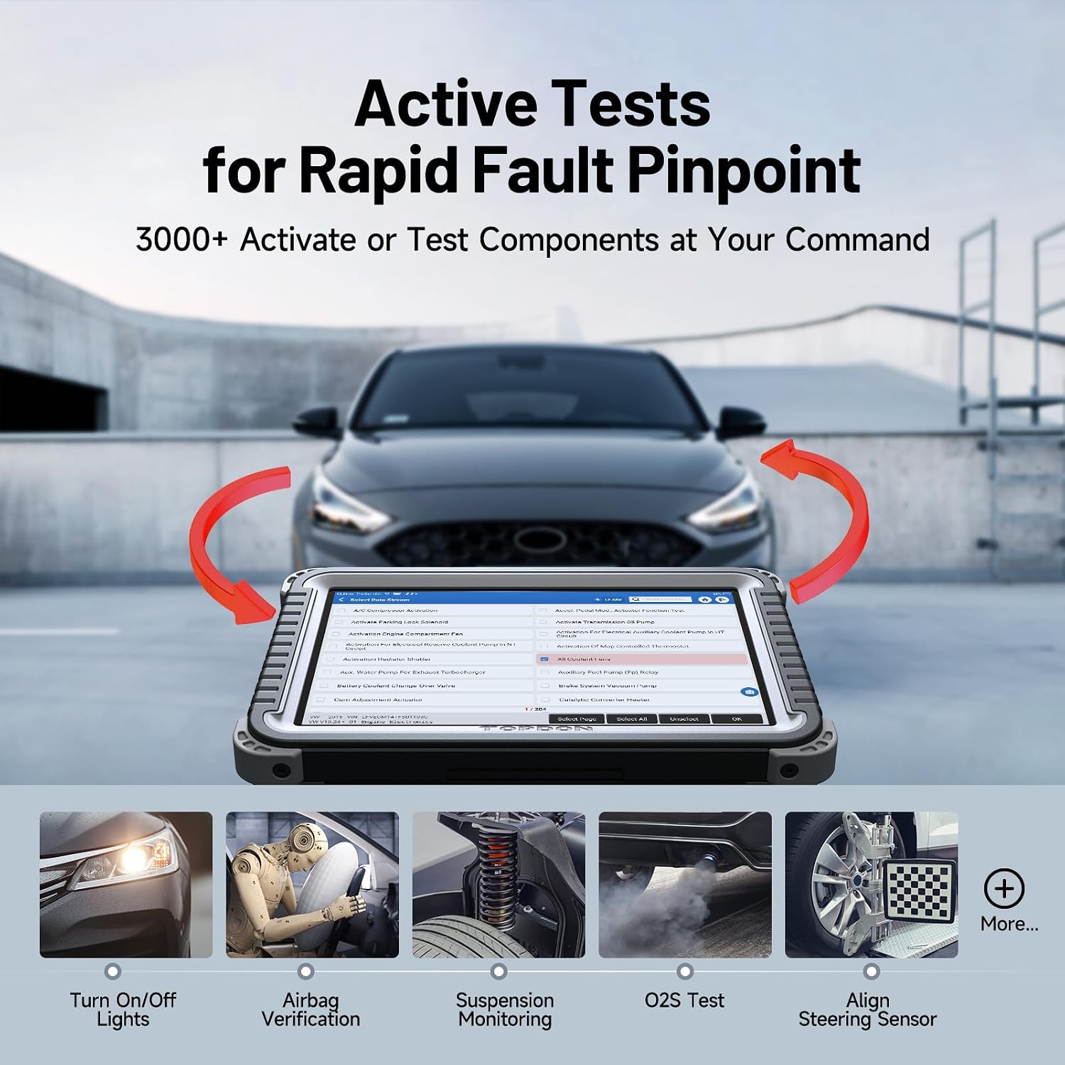 TOPDON Phoenix Plus 2, OE-Level TOPDON Scanner, Advanced Online ECU Coding & Configuration Flashing, Bidirectional Scan Tool with Topology Map, CANFD, 42+ Services, FCA AutoAuth, 2 Years Free Update