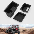 A & UTV PRO Bin Set Under Seat Storage Box for 2015-2021 Polaris Ranger 500/570 Mid-Size Accessories Tool Box Organizer Fits 50 inch Wide, 3PCS