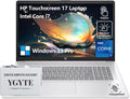 HP 17 Inch Laptop Touchscreen Computer, 17.3' HD+ Touch Screen Business Laptop, Windows 11 Pro, 13th Gen Intel Core i7 (10-Core) |10-Key Backlit Keyboard | 32GB RAM 1TB SSD
