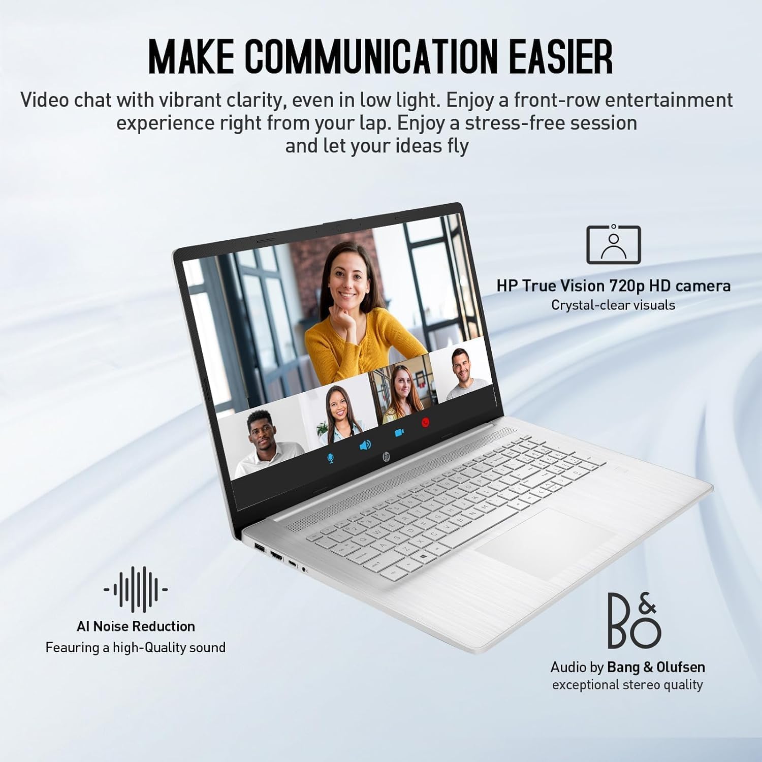 HP 17.3 Inch Touchscreen Laptop with Lifetime Microsoft 365 for The Web, Backlit Keyboard, Intel i7, 32GB RAM, 1TB Onboard and 128GB External Storage, Wi-Fi 6, 15Hrs Battery, Rose Gold, Windows 11