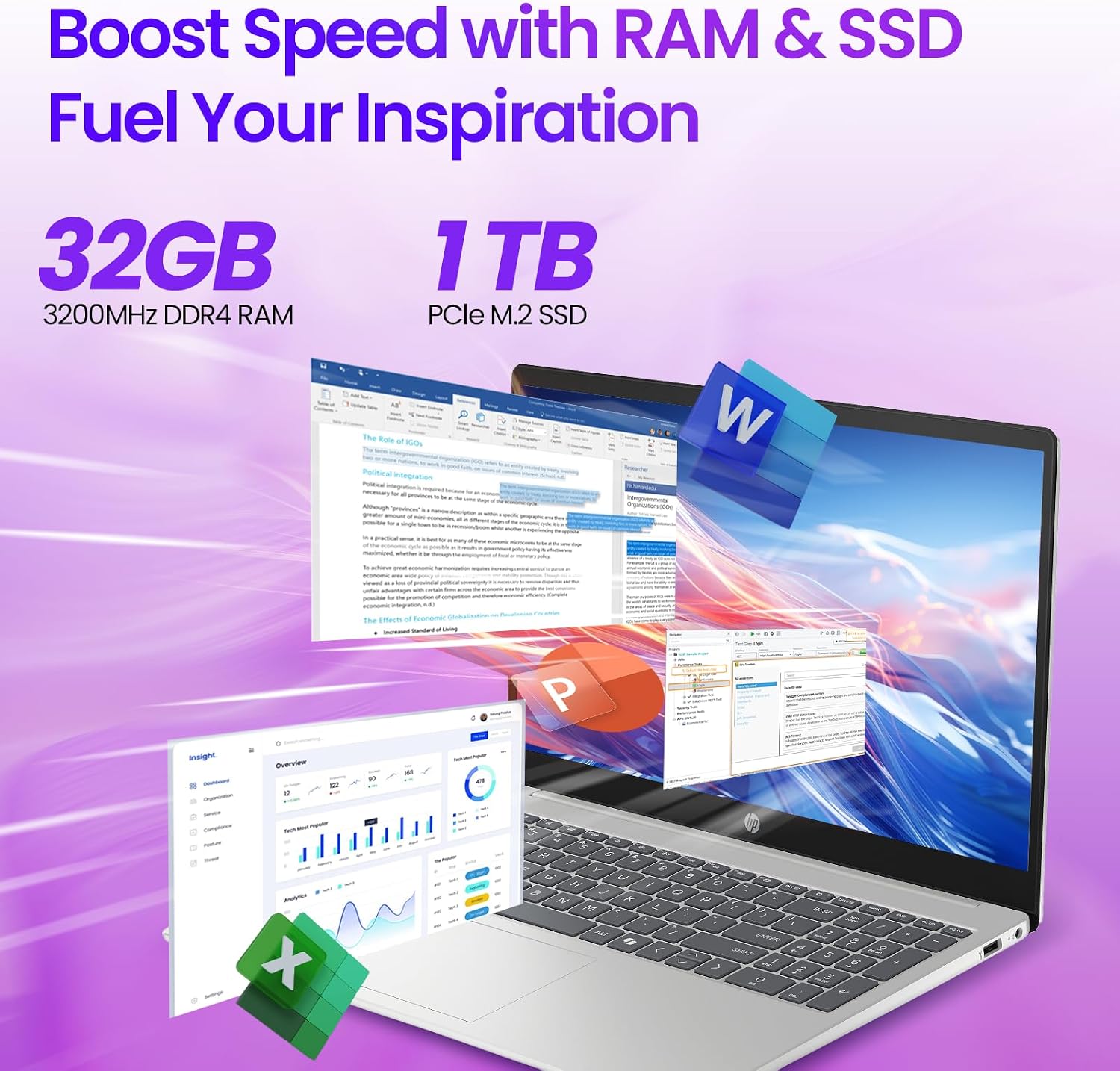 HP 15.6' Touchscreen Laptop for Student and Business, Intel 13th Core i3‑1315U (Up to 4.5GHz), Windows 11 Pro, Copilot AI, Wi‑Fi 6, BT 5.3, with Patented Laptop KB Kit(16GB RAM | 1TB SSD)