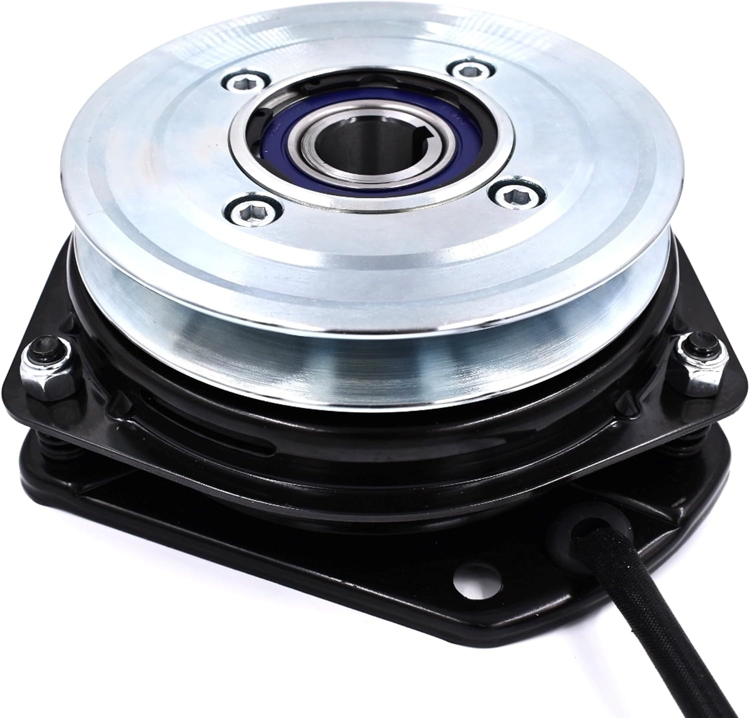HD Switch GT3.5-VP03 HiTorque 300ftlb (OEM 250) Billet Pulley Electric PTO Clutch Replaces Ogura GT3.5-VP03 w/Replaceable Wire Harness 1.125' Crankshaft 6.45' Pulley Lawn Mower
