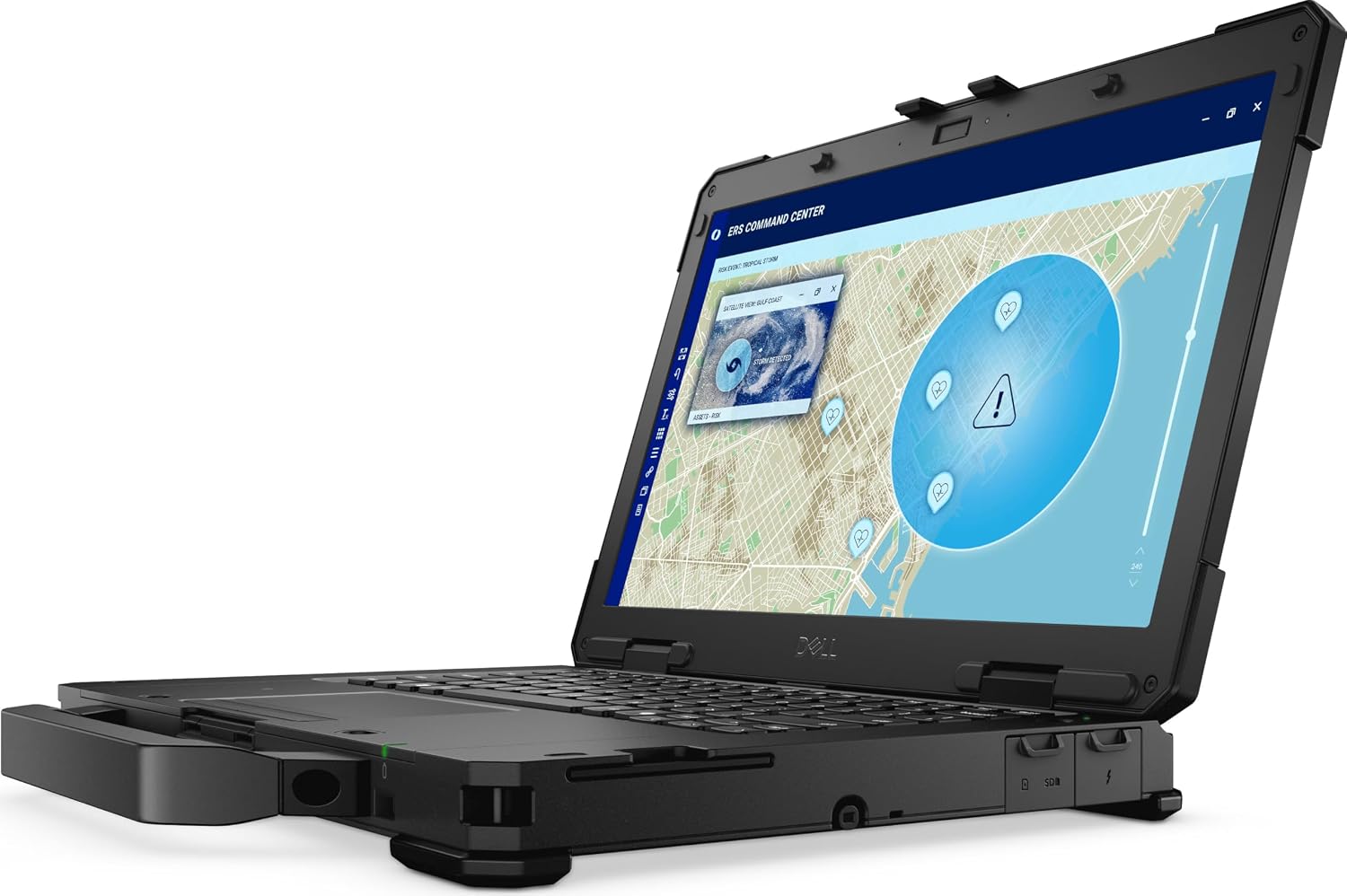 Dell Pro Rugged 14' FHD Laptop – Intel Core Ultra 5 135U 12-Core Processor, 64GB DDR5 RAM, 2TB NVMe SSD, AI Boost, Intel Graphics, Backlit Keyboard, Webcam, Windows 11 Pro