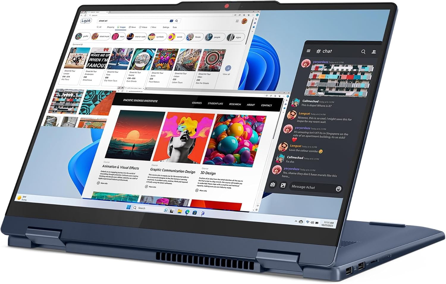 Lenovo IdeaPad 5 2-in-1 2025 Laptop, 8-Core AMD Ryzen 7 8845HS, 14' WUXGA IPS Touchscreen Display, AMD Radeon 780M Graphics, 16GB LPDDR5 2TB SSD, Backlit Keyboard, Fingerprint, Wi-Fi 6, Win11 Home