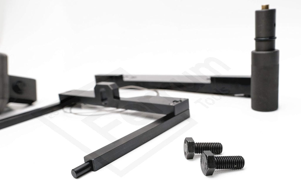 Detroit DD15 DD16 Engine Timing Tool Bundle Includes TDC Locating Pin Barring and Camshaft Timing Tools Heavy Duty Solid Steel Alternative to W470589104000 W470589001500 J 46392 W470589046300