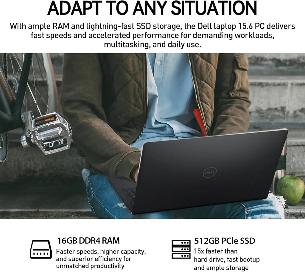 Dell Inspiron 15 3000 Touchscreen Laptop Computer, 15.6' FHD IPS Touch Screen Business Laptop PC, 13th Gen Intel Core i5 (10-Cores), Windows 11 Pro | 10-Key | 16GB RAM 512GB SSD