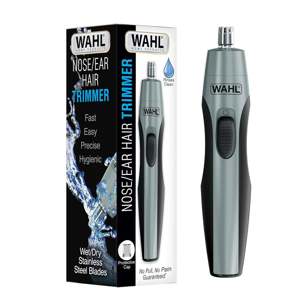 Wahl Clipper Battery Operated, Precision Ear and Nose Hair Trimmer for Men, Hygienic Nose Trimmer with Rinseable Blade for Easy Cleaning, Perfect for Travel – Model 3026462 (Pack of 12)