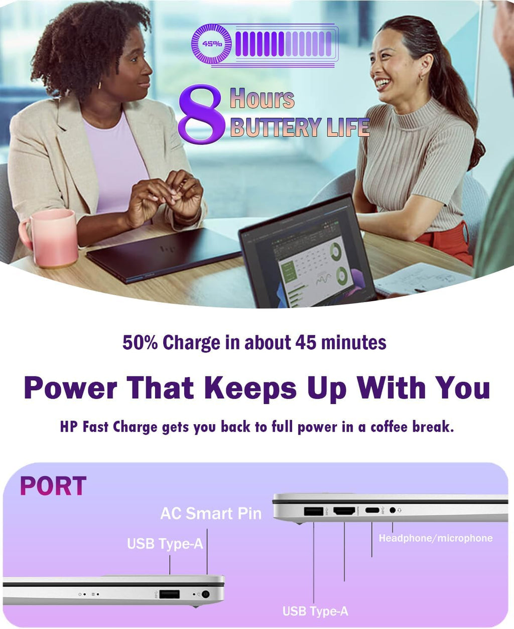 HP 17.3 Touchscreen Laptop Computer, 17.3' 250 nits Anti-Glare Display, Ryzen 5 7430U(UP to 4.3GHz), Backlit Keyboard, 16GB RAM+512GB SSD, Windows 11 Pro, Fast Charge, AI Copilot Key