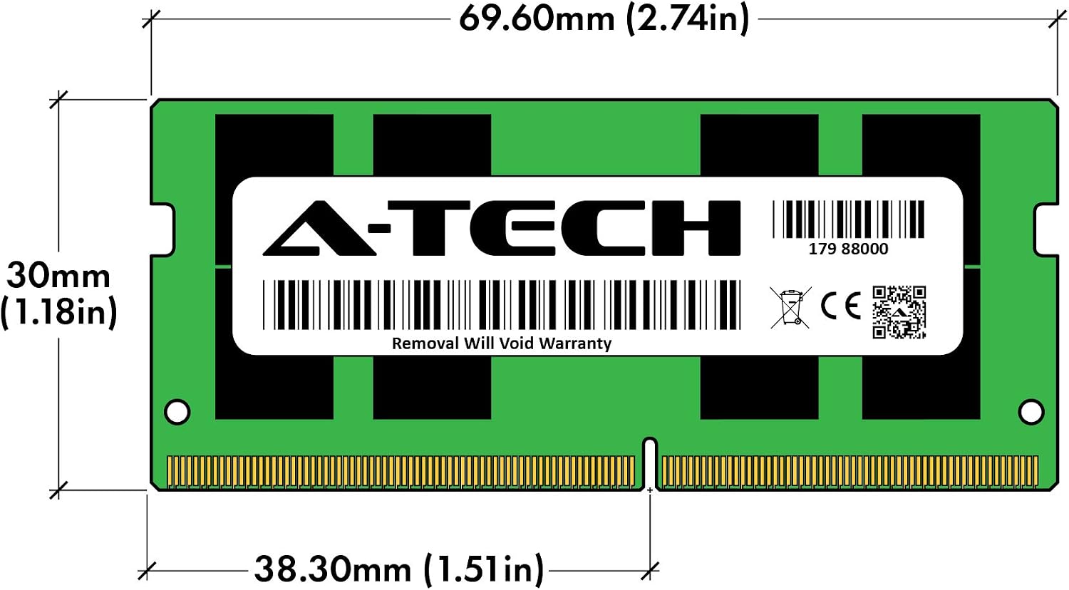 A-Tech 16GB RAM for Acer Nitro 5 AN515-54-5812 Gaming Laptop | DDR4 2666MHz SODIMM PC4-21300 (PC4-2666V) Memory Upgrade Module