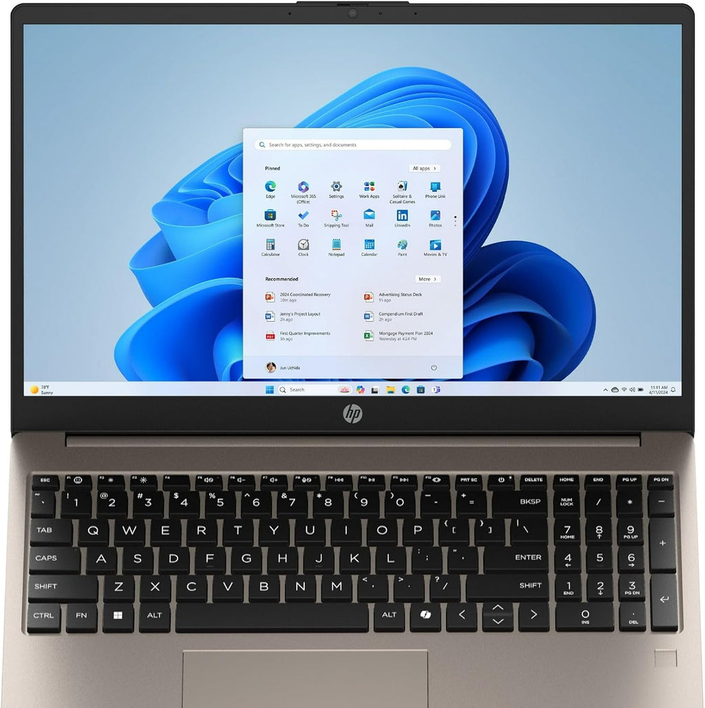 HP Pavilion 15.6' FHD Touchscreen Anti-Glare Laptop, 8GB RAM, 256GB SSD Storage, Intel Core Processor up to 3.8GHz, Up to 11 Hours Long Battery Life, Type-C, HDMI, Windows 11 Pro, Cozy Cashmere