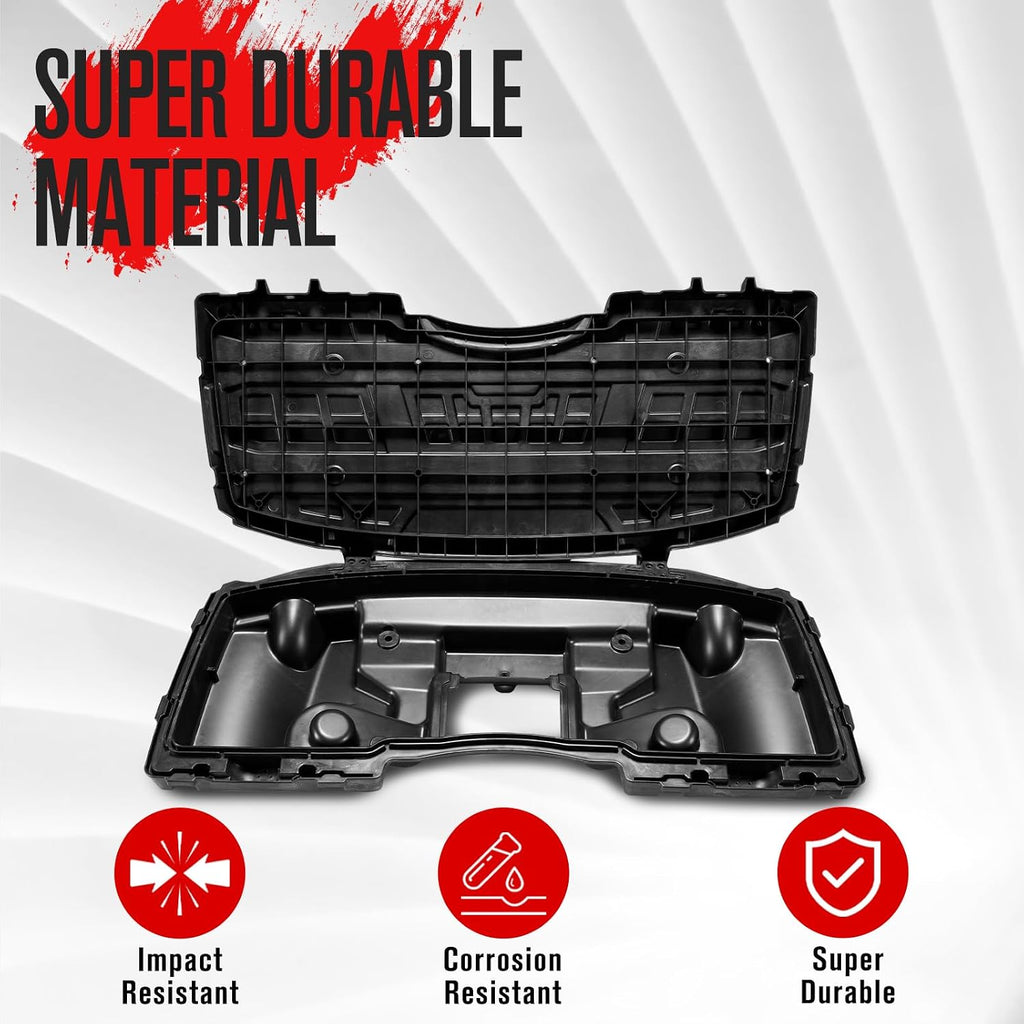 A & UTV PRO Lower Storage Box & Front Service Cover Kit for Polaris Sportsman 400 450 500 600 700 800 2005-2010 Accessories, Replace OEM # 2633162, 2633157, 2633355-070, 2203484, 2PCS