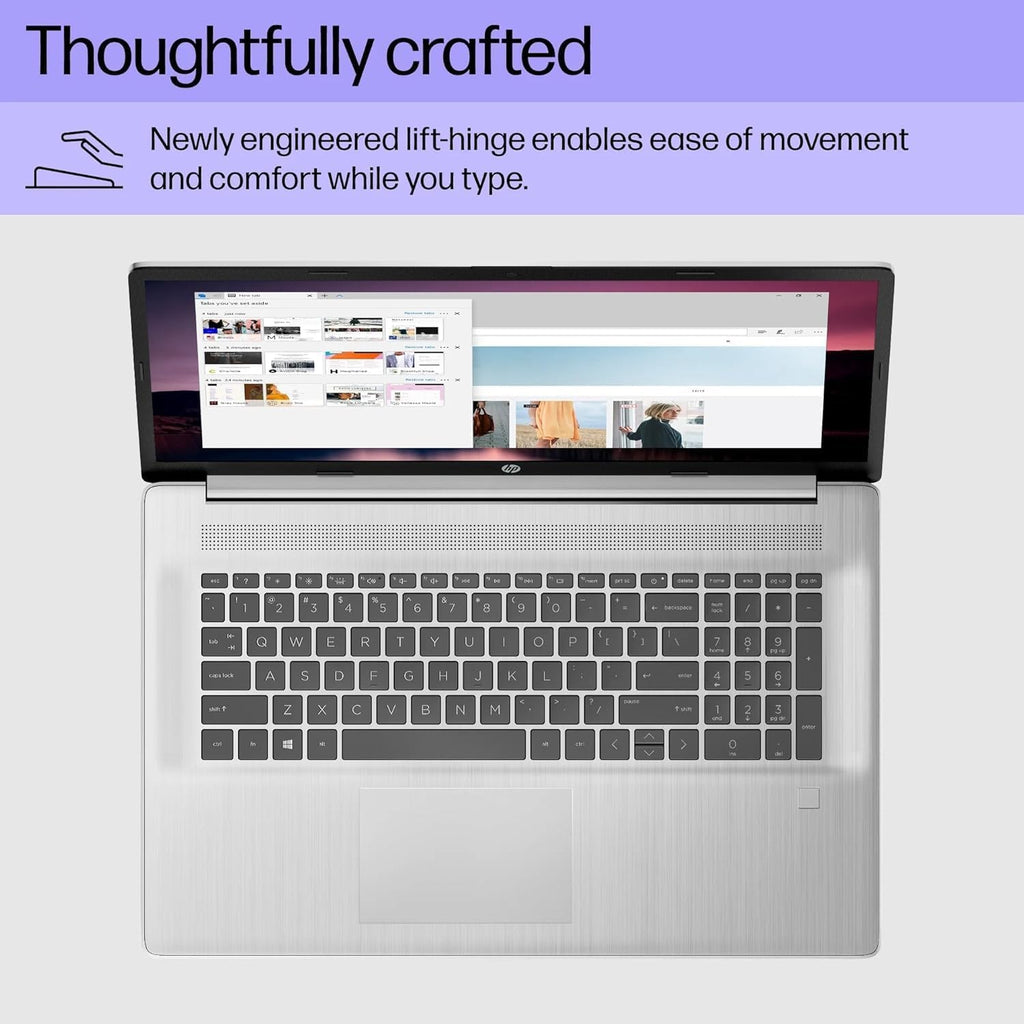 HP 2025 Business & Student Laptop Computer | Fingerprint Reader, 17.3 Inch FHD Display | Intel 13th Gen 8-Core i3-N305 CPU | 16GB RAM, 1TB SSD | Intel UHD Graphics | 9HR Battery, WiFi 6, Win 11