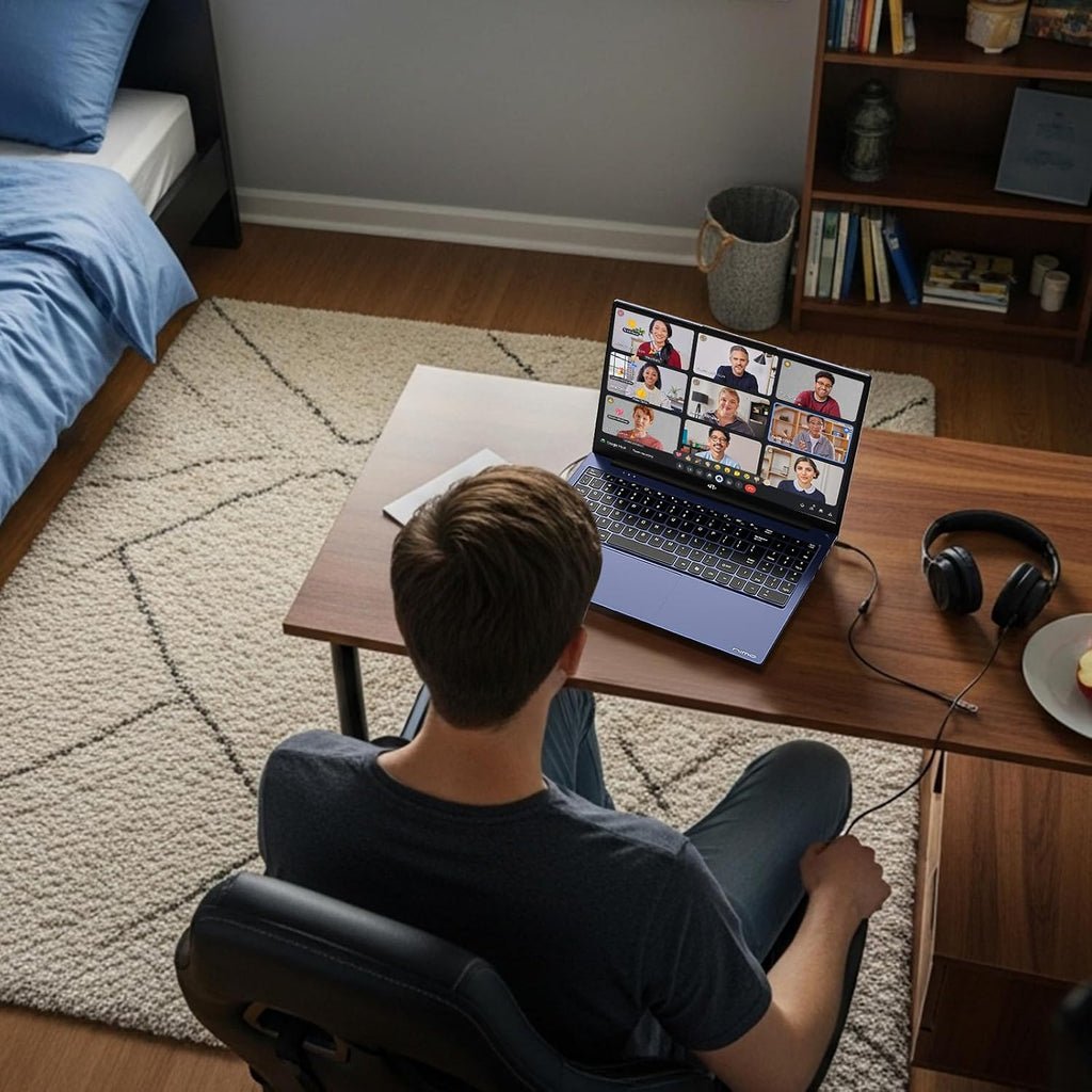 NIMO 15.6' IPS FHD-Business-Laptop, 8 Cores AMD Ryzen 7 Pro 6850U 32GB RAM 1TB SSD (Beat i7-1360P Up to 4.7GHz) Radeon 680M 100W Fast PD Backlit Keyboard for Content Creators & Student 2-Yr Warranty