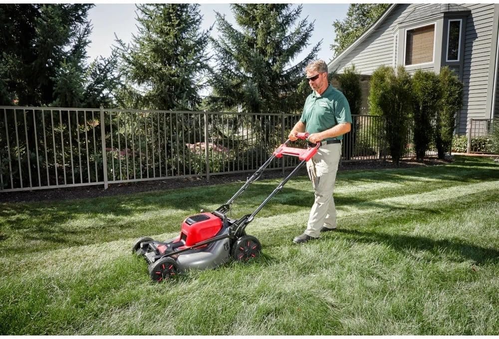 2823-22HD Brushless Walk-Behind Lawn Mowers for Milwaukee M18 Fuel 21' Self-Propelled Mower Kit with Grass Bag