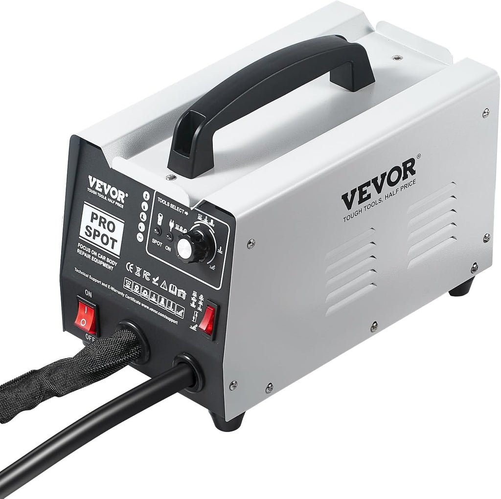 VEVOR Stud Welder Dent Repair Kit, 110V Auto Body Spot Welding Dent Puller Machine with 7 Welding Modes & Adjustable Power, 1.8KW Spot Welder Dent Removal Tool for Car, Truck Dent Repair