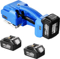 VEVOR Electric Strapping Machine, for 0.35'-0.63' PP PET Straps, Portable Electric Banding Tool with Digital Display, 2 x 5000mAh Battery Powered Automatic Strapping Tool for Packaging Box Pallet