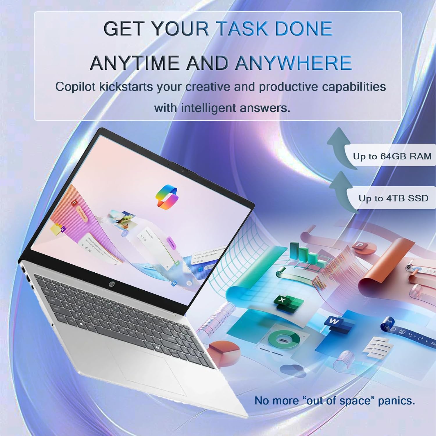 HP Touchscreen Laptop for Business and Students • 15.6' FHD IPS Disaplay • Intel 10-Core i7-1355U • Wi-Fi 6 • AI Noise Removal • Copilot • HD Webcam • w/Accessories • Win 11 Pro • (32 GB RAM, 1TB SSD)