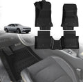 TripleAliners All-Weather Mats Compatible with 2026 2025 2024 Dodge Charger EV Accessories Floor Liners Trunk Cover Custom Fit TPE Heavy-Duty Liners (Floor Mats)