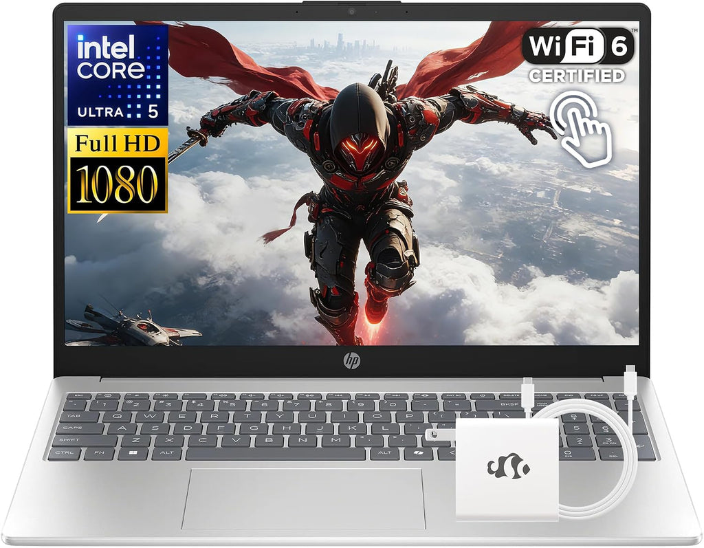 HP Touchscreen Laptop, Intel 14 Cores Ultra 5 125H (Up to 4.5GHz, Beat i7-1360P), 24GB DDR5 RAM 1TB SSD, Win 11 15.6' FHD Display Wifi6 Numeric Keypad w/GM Accessory Computer for Business Gaming