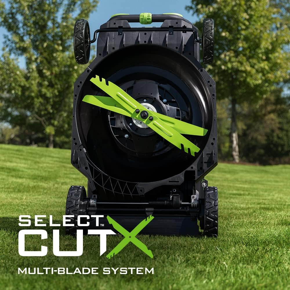 EGO Power+ LM2135SP 21-Inch Select Cut Lawn Mower & LB6504 650 CFM Variable-Speed 56-Volt Lithium-ion Cordless Leaf Blower 5.0Ah Battery and Charger Included