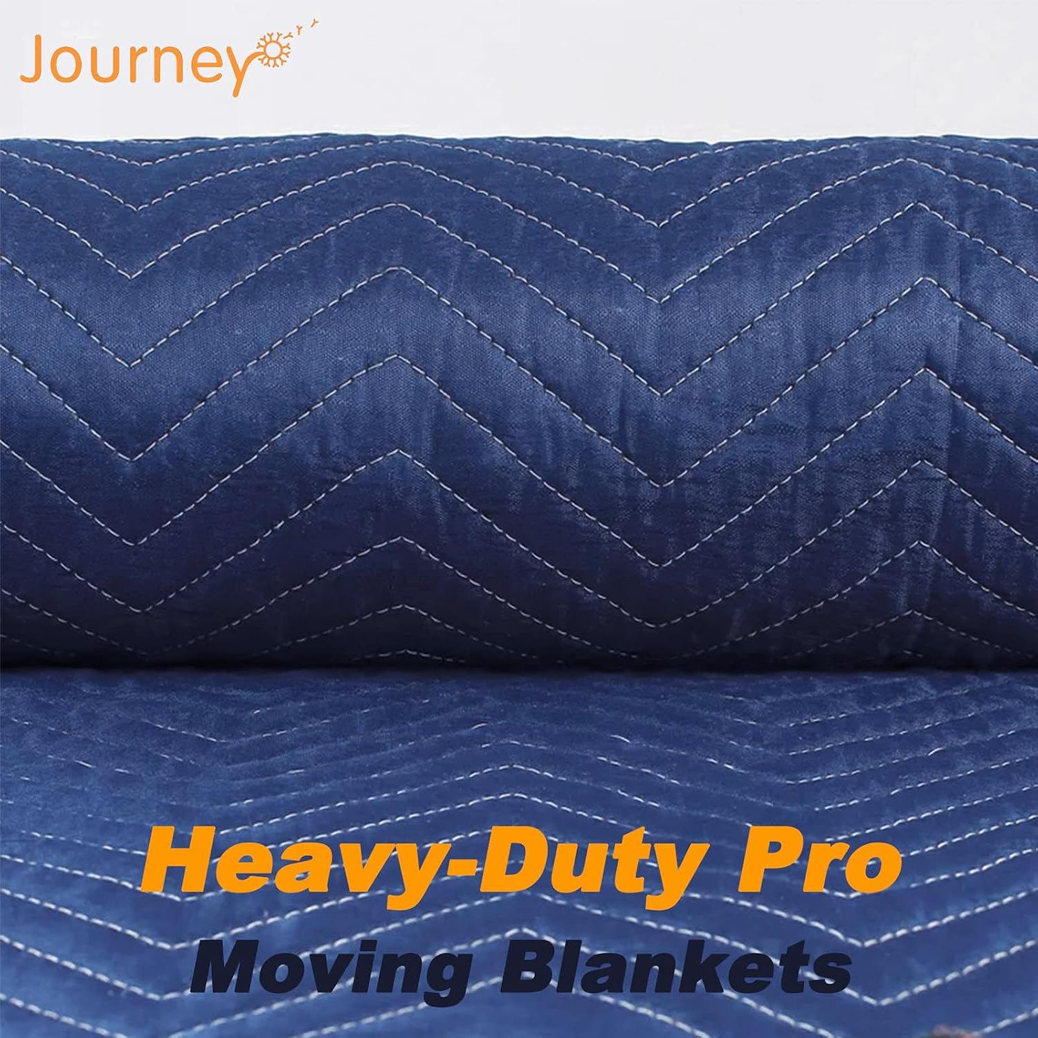 Padded Moving & Packing Blankets-Heavy Duty Pro - 80' x 72' (90lb/dz Weight) - Furniture Shipping Pads for Moving and Storage- Blue-6 Pack