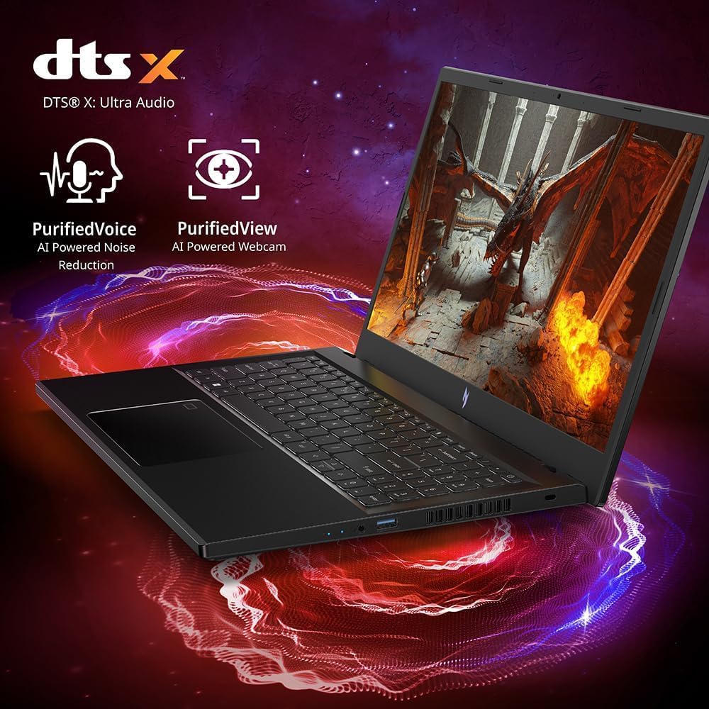 acer Nitro V Gaming Laptop Intel i5-13420H 16GB 512GB SSD 15.6in FHD HDMI Backlit Keyboard NVIDIA RTX 3050 6GB Win 11