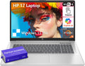 HP 17.3' Touchscreen Laptop, 17 Inch HD+ Touch Screen Business Laptop with Windows 11 Pro, AMD Ryzen 5 (6-Cores), 16GB RAM 1TB SSD, Full-size Keyboard | 10-Key Number Pad | Copilot Key, wAccessory