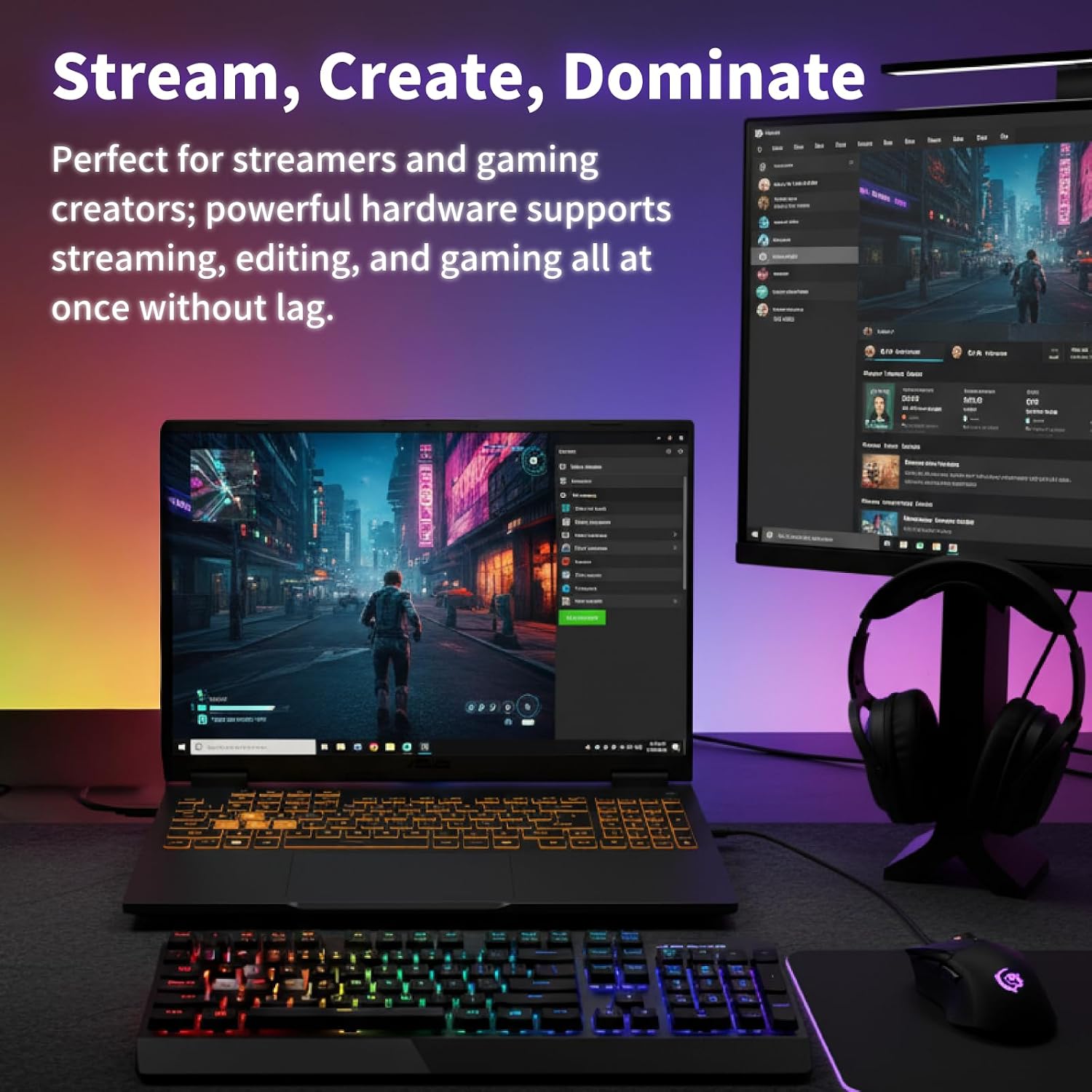 ASUS TUF F16 Gaming Laptop, Dedicated GeForce RTX 5060 GDDR7, 16'' FHD+ Anti-Glare Display, Intel 16-Core i7 14650HX, Backlit KB, Facial Recognition, Win 11 Pro, Accessories, 64GB DDR5+2TB SSD