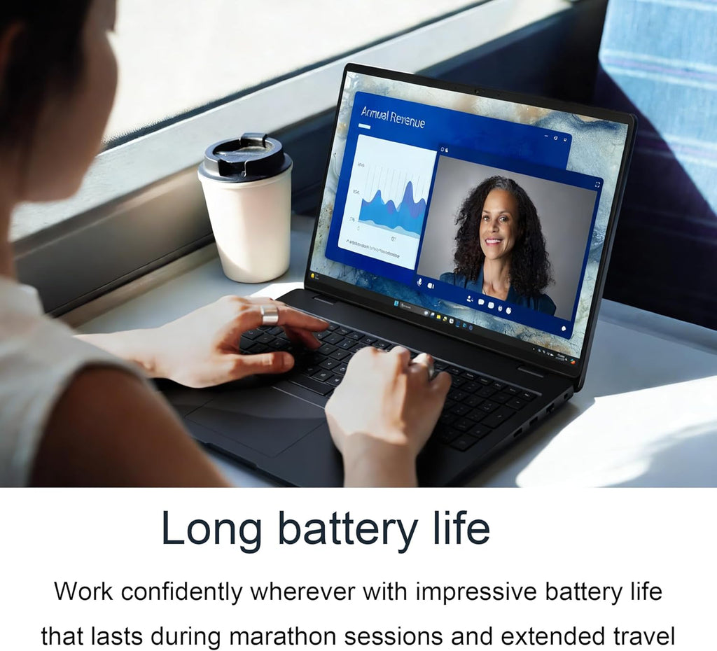 Dell Pro 16 (Next Gen Latitude 3550) Business Laptop (16' FHD+, AMD Ryzen 5 220 (> Intel i7-1255U), 32GB DDR5 RAM, 1TB SSD), 1080p IR Webcam, Backlit, 2x Thunderbolt 4, Wi-Fi 6E, Win 11 Pro, PC16255