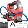 DIYtoolifz Cordless Grease Gun Compatible with Milwaukee 18V Battery, 12000PSI High Pressure, 3-Speed&Brushless Motor, 9oz/min Flow, 2-in-1 for Cartridge/Bulk Grease, 39.4'Hose&4 Couplers(Tool Only)