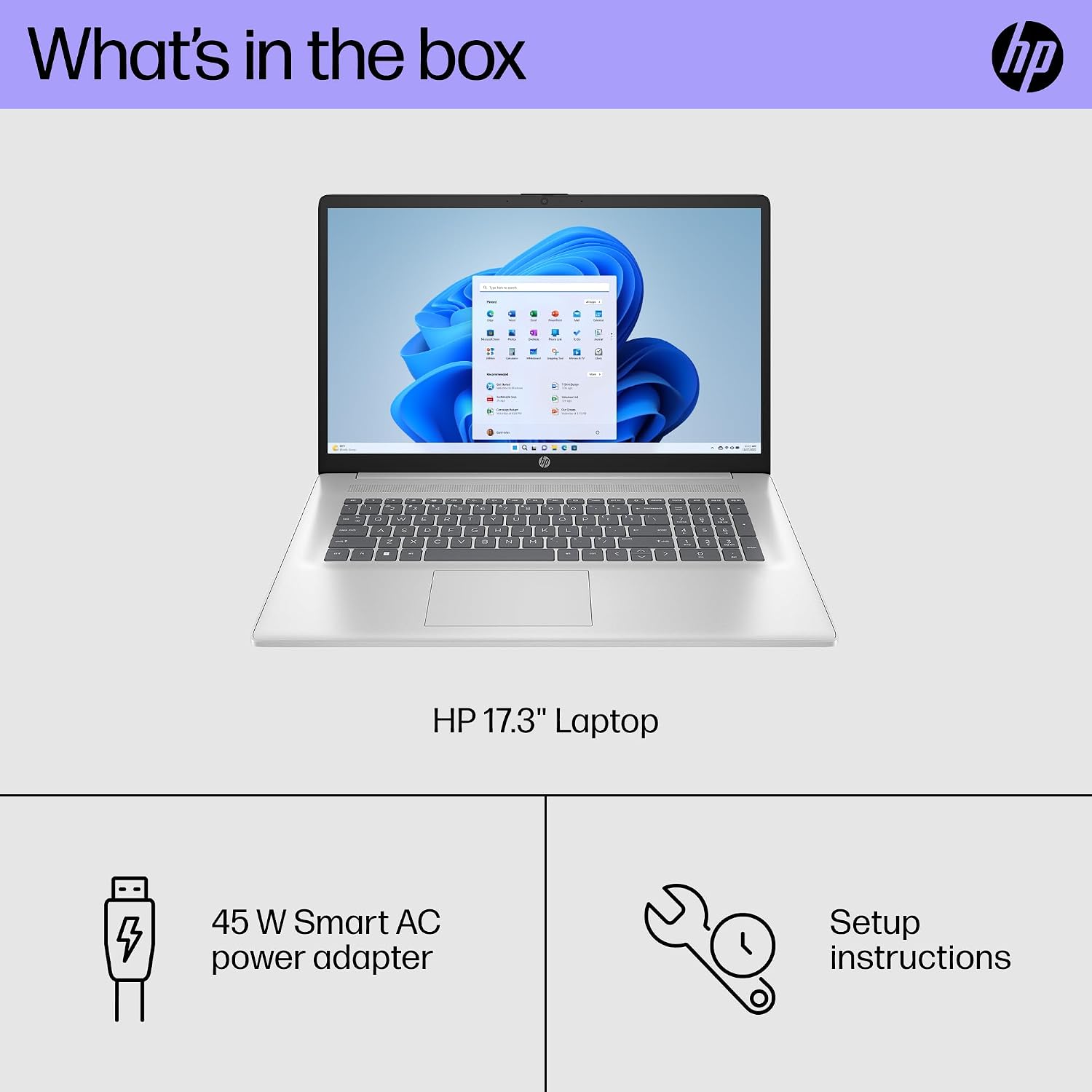 HP 17 inch Laptop, 17.3' HD+ Touchscreen Display, Microsoft Office Lifetime License & Windows 11 Pro, Core 7-150U Processor, 64 GB DDR4 RAM, 4 TB SSD, Intel Graphics, Backlit Keyboard, Wi-Fi 6