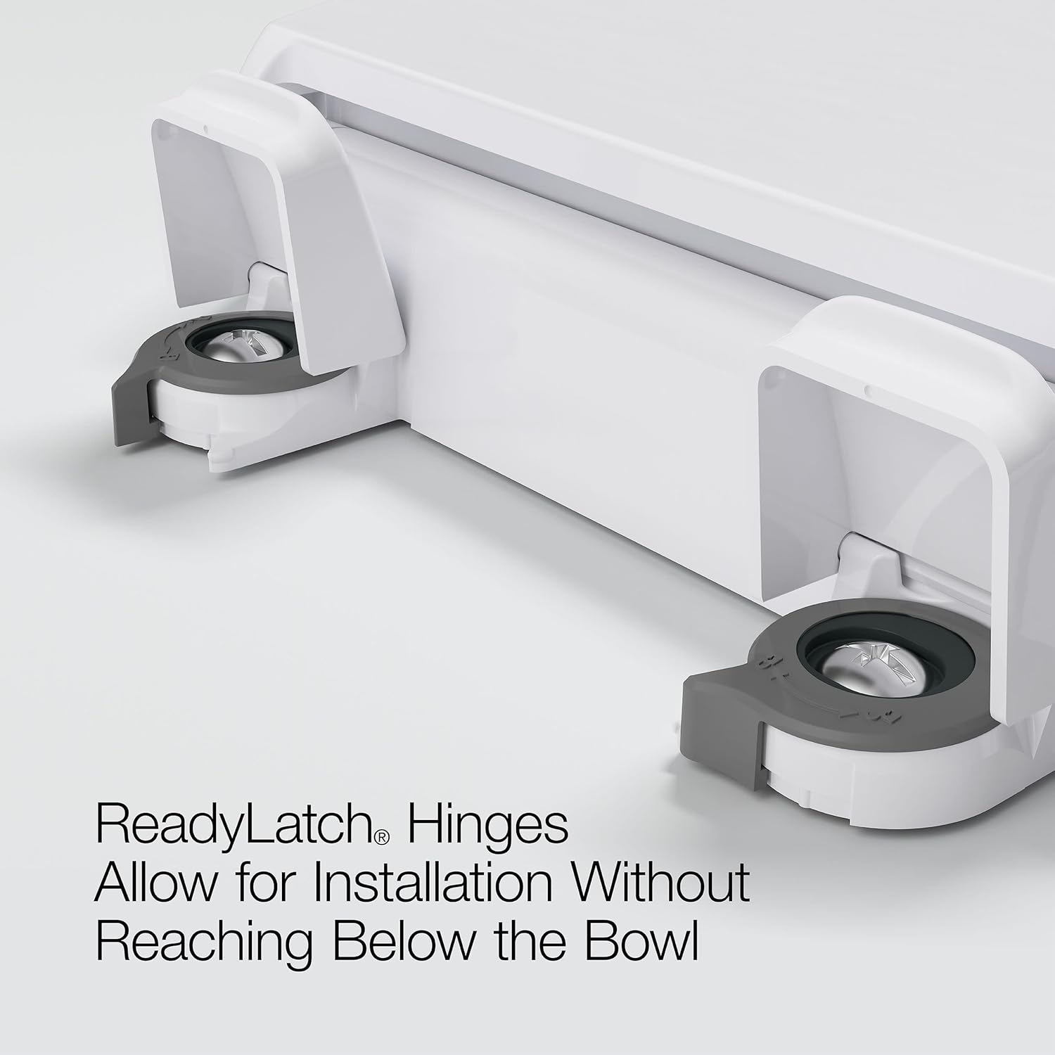 Kohler K-26801-58 Impro ReadyLatch Quiet Close Elongated Toilet Seat, Thunder Grey