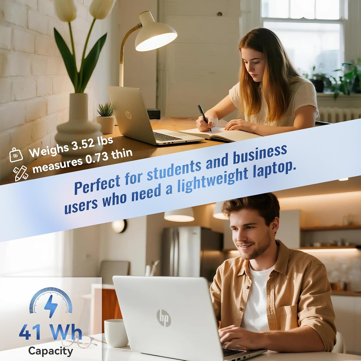 HP 15.6' Touchscreen Laptop for Business & Student 2025, Intel Core i3-1315U (Beat i5-1135G7), Copilot AI, Wi-Fi 6, Bluetooth 5.3, Win 11 Pro with Branded Laptop KB Kit(32GB Ram &1TB SSD)