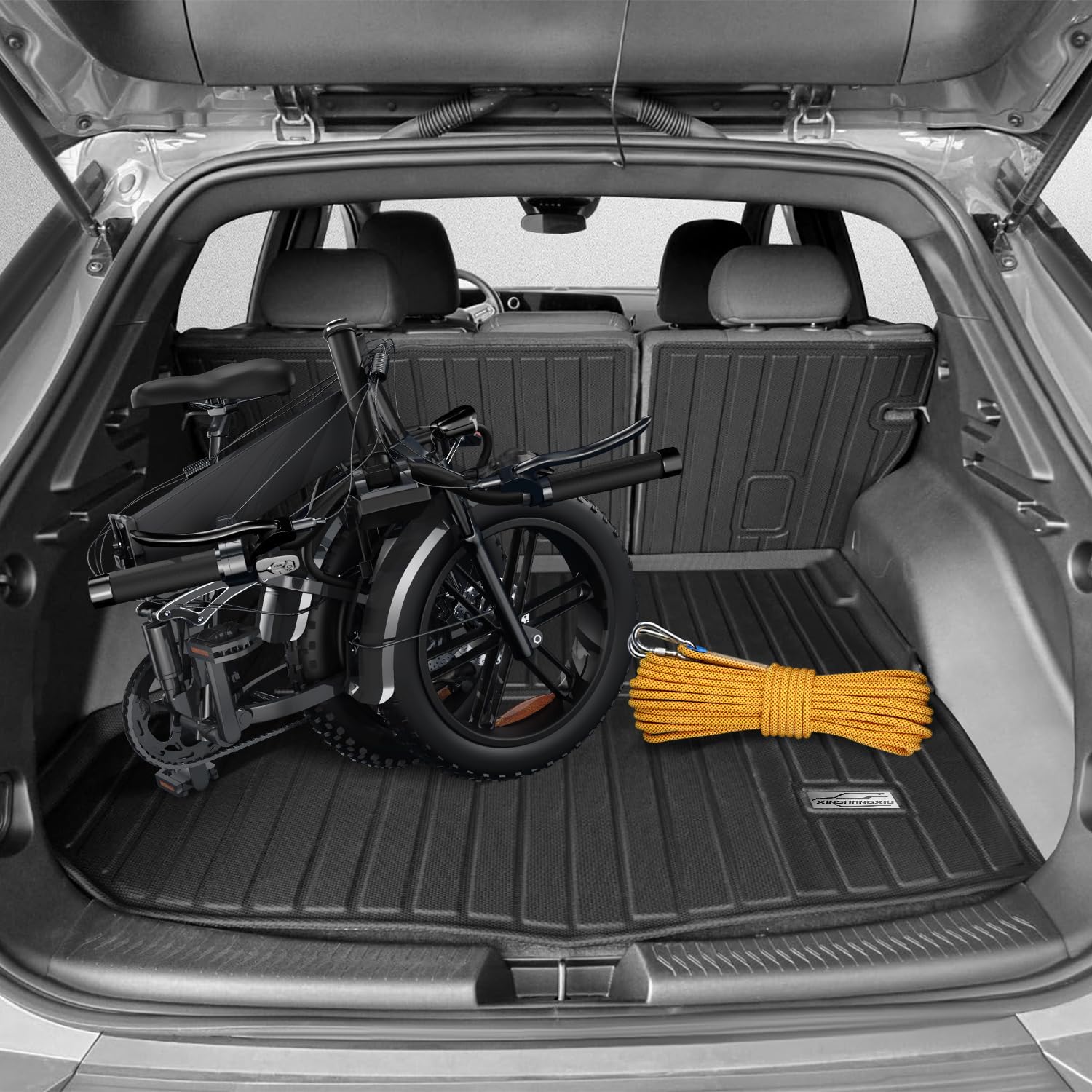 Floor Mats & Cargo Liner for 2026 Subaru Outback,TPE All Weather Protection Slush Floor Liner for 2026 Subaru Outback Accessories(Trunk Mat+Backrest Mat+Floor Mat)