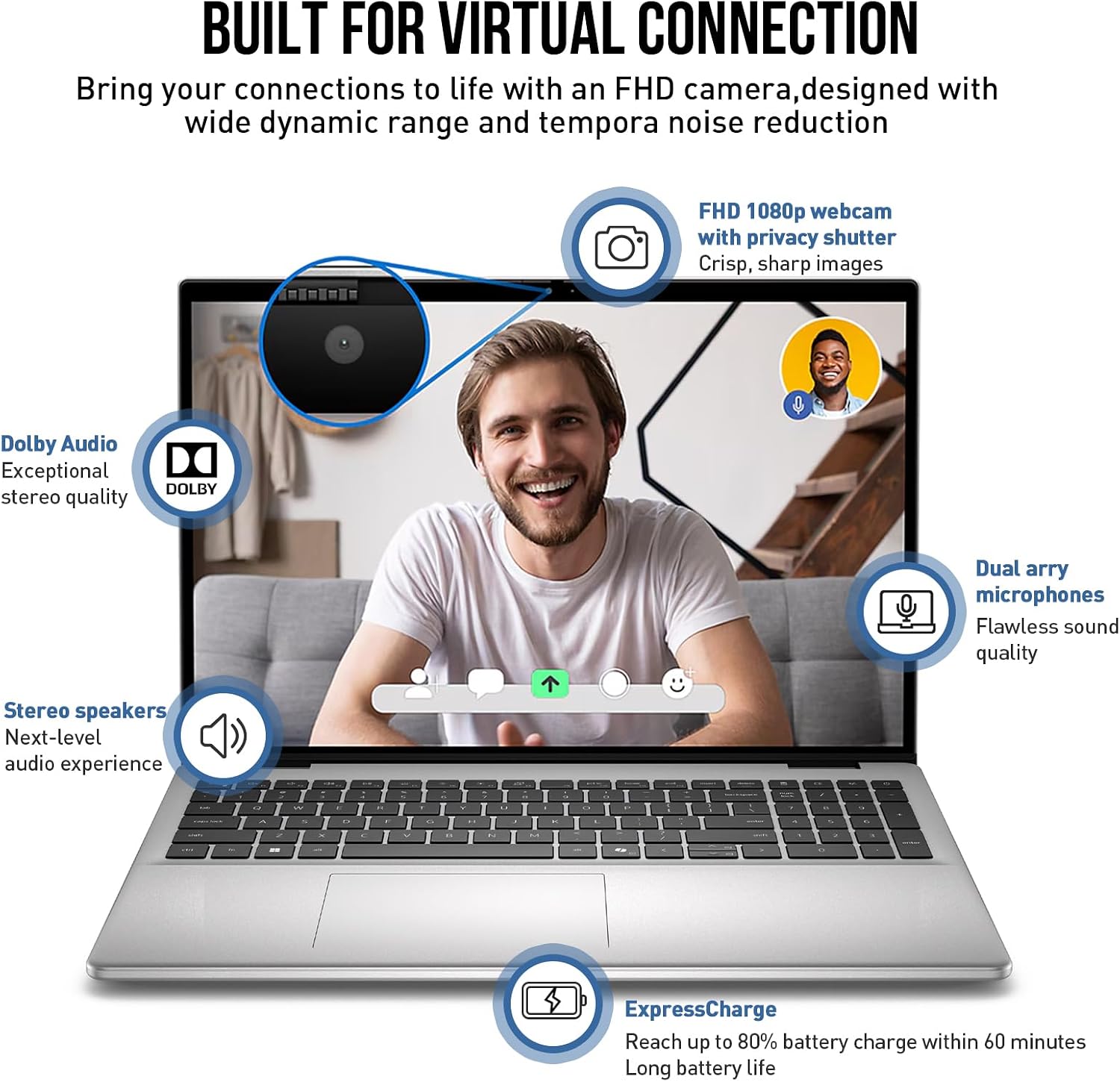 Dell 2026 16 Laptop Touchscreen Computer, 16' FHD+ Touch Screen Business Laptop PC, Intel Core 7 (10-Core, >i7-1355U), 16GB DDR5 1TB SSD Windows 11 Pro, Backlit Keyboard 10-Key,Fingerprint,Wi-Fi 6E