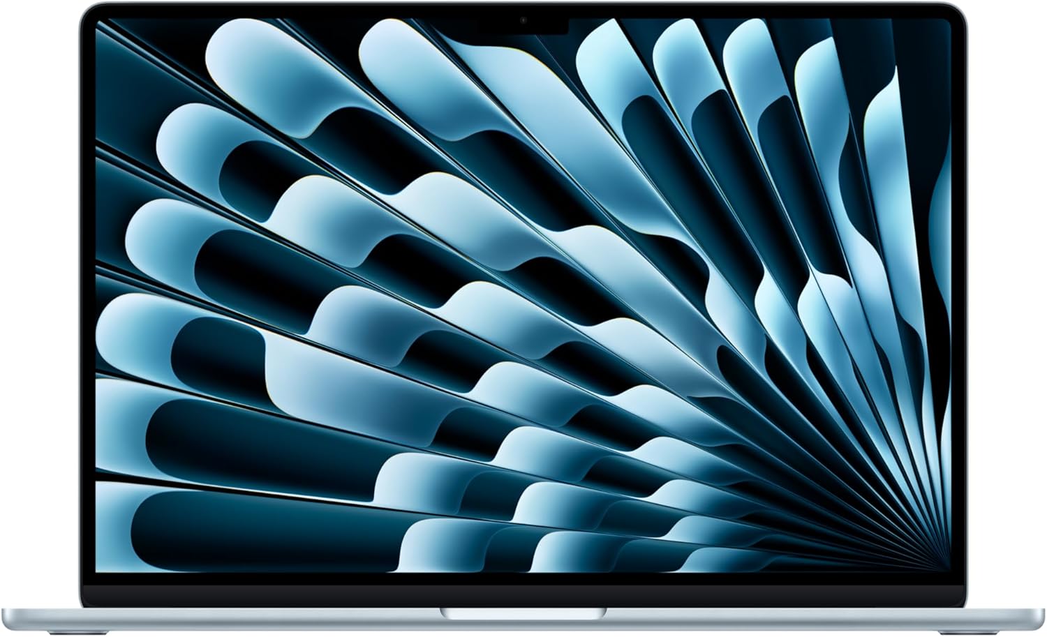 Apple 2025 MacBook Air 15-inch Laptop with M4 chip, 24GB Unified Memory, 2TB SSD Storage - Sky Blue