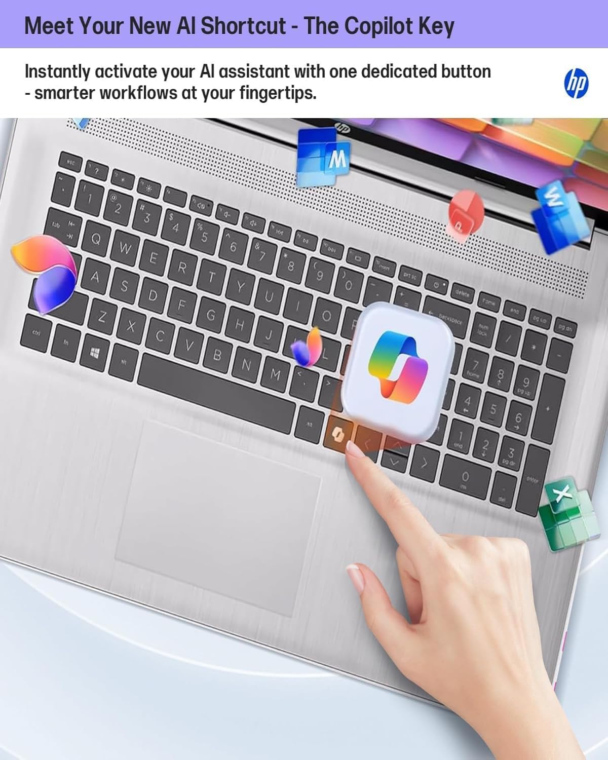 HP 17 Laptop for Business & Students 2025, 17.3' HD+ IPS Display, Intel 8-Core i3-N305(Up to 3.8GHz), 32 GB RAM, 2 TB SSD, Copilot Key, Fast Charge, Long Battery Life, Windows 11 Pro, Accessory Kit