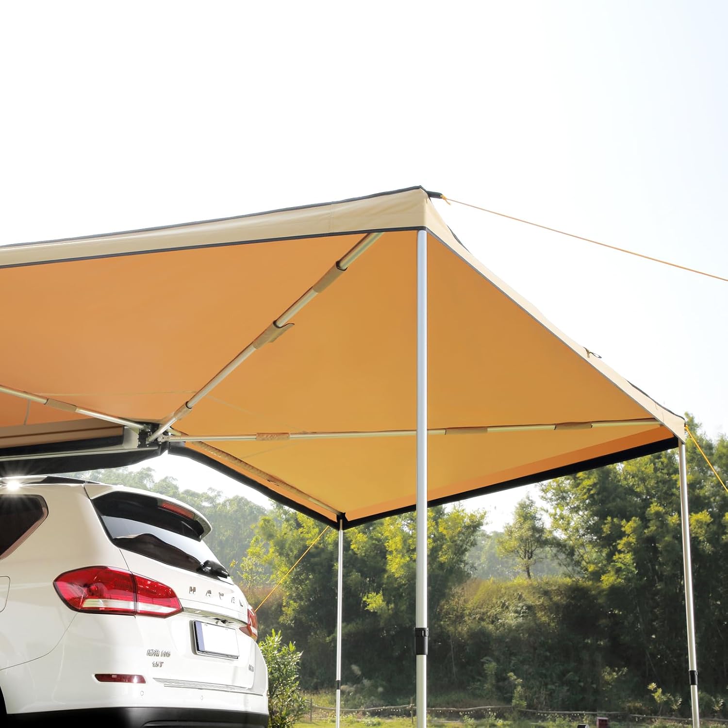 VEVOR 270 Degree Awning, 115 sq.ft Driver Side Vehicle Awning, UV50+ Waterproof Car Side Awnings with Carry Bag, All-Weather Overland Awnings Car Shelter for SUV Van Truck Camping