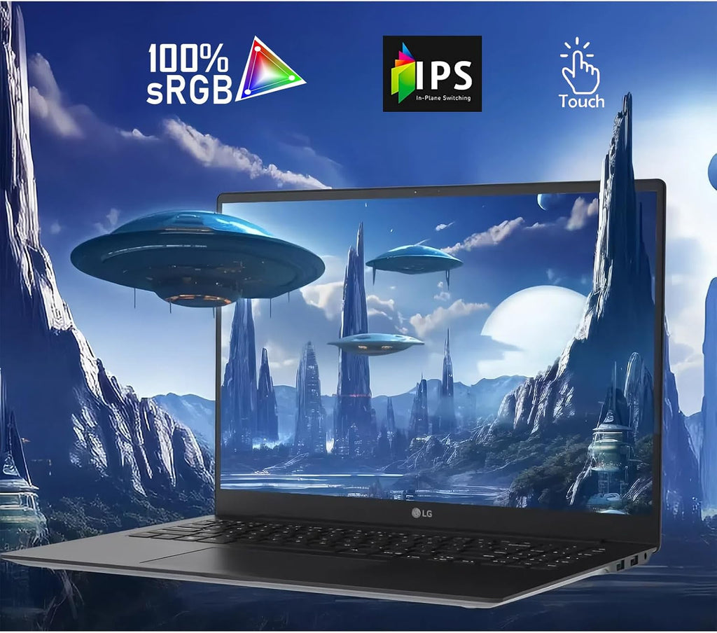 LG Gram 15 Laptop Touchscreen - Intel Core Ultra 7 155H - Windows 11-16GB RAM - 1TB PCIe SSD - Office 365 One Year - Backlit Keyboard - Business - Ultralightweight - 18.5 Hours