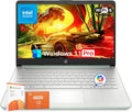 HP 14 Inch Student Business Laptop, Intel N150 CPU, 14' Anti-Glare, 4GB RAM, 384GB Storage(128GB UFS+256GB MSD), Wi-Fi 6, Copilot AI, 1 Year Microsoft 365, Willow Green, Windows 11 Pro,W/Mouse